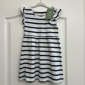 H&M Kids Black and White Striped Dress